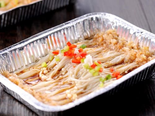诸暨锡纸烤金针菇